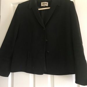 Dark black suit jacket.  Jasper Petite 12